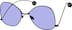 Premium Geometric Sunglasses 1128321 in Black