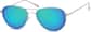 Angle view of Aviator Sunglasses 1128411 in Silver thumbnail