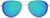 Front view of Aviator Sunglasses 1128411 in Silver thumbnail
