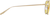Side view of Aviator Sunglasses 1128414 in Gold thumbnail