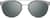 Front view of Round Sunglasses 1128612 in Gray thumbnail