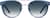 Front view of Round Sunglasses 1128616 in Blue thumbnail