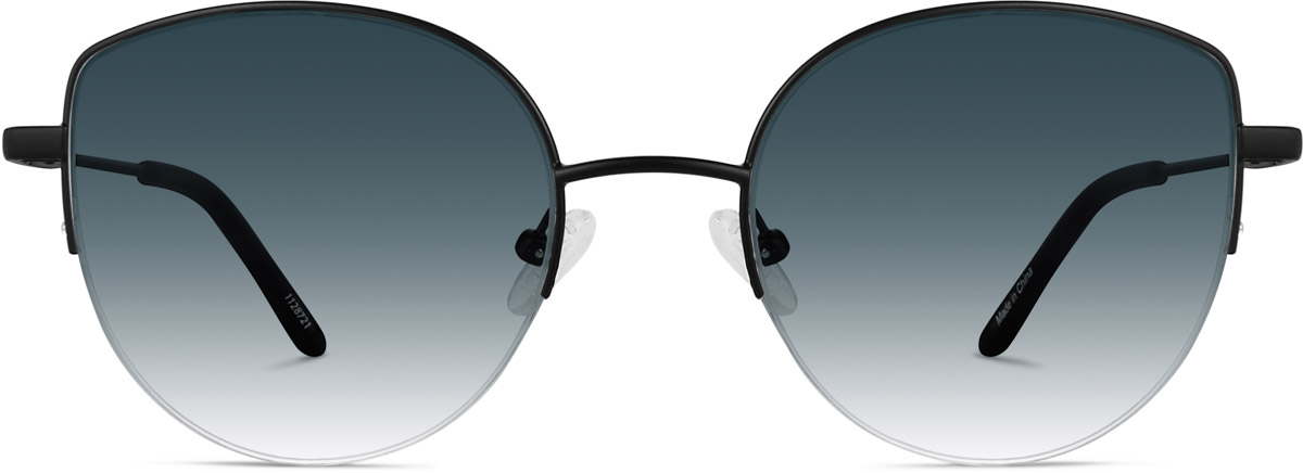 Black Cat-Eye Sunglasses