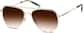 Angle view of Aviator Sunglasses 1128914 in Gold thumbnail