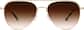 Front view of Aviator Sunglasses 1128914 in Gold thumbnail