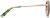Side view of Aviator Sunglasses 1128914 in Gold thumbnail