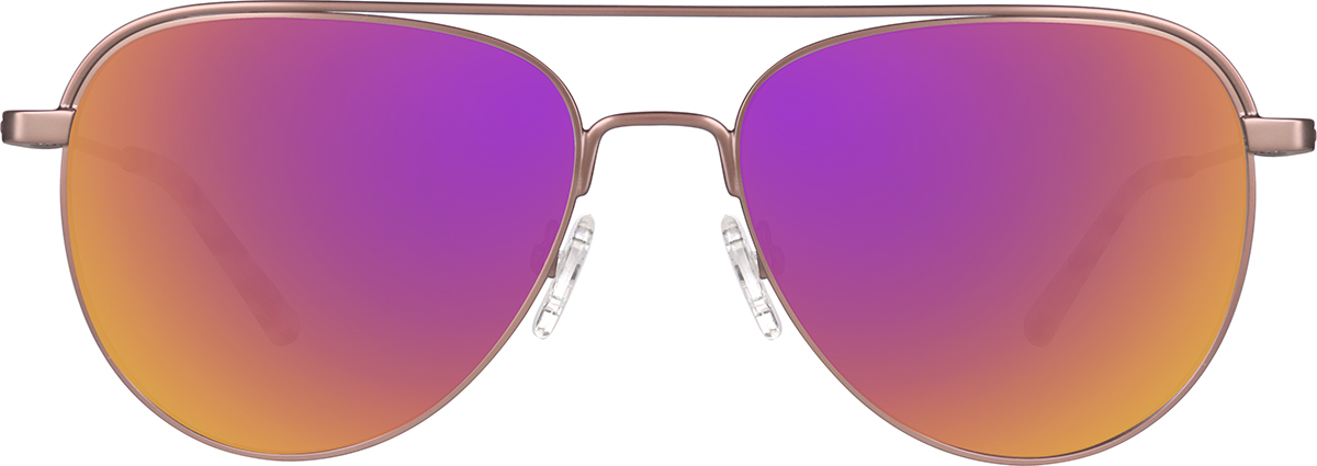 Rose_Gold Premium Aviator Sunglasses