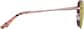 Side view of Aviator Sunglasses 1128919 in Pink thumbnail