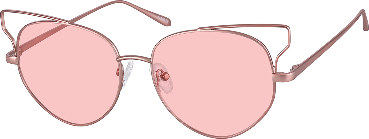 Rose Gold Premium Cat Eye Sunglasses 1129019