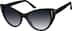Premium Cat-Eye Sunglasses 112921 in Black