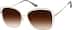 Premium Cat Eye Sunglasses 1129314 in Gold