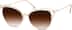 Premium Cat-Eye Sunglasses 1129614 in Gold