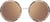 Front view of Premium Round Sunglasses 1129715 in Brown thumbnail