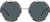 Front view of Premium Round Sunglasses 1129721 in Black thumbnail