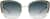 Front view of Cat Eye Sunglasses 1129821 in Oreo thumbnail
