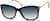 Angle view of Square Sunglasses 1130221 in Black thumbnail