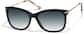 Angle view of Square Sunglasses 1130221 in Black thumbnail