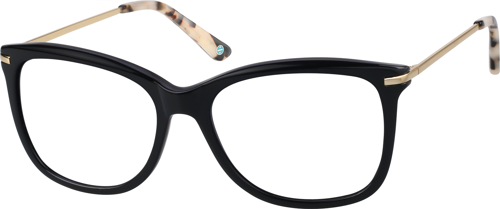 公式ZenMarket01専用 STR-140RS Paisley Black Black Cat-Eye Glasses #1914621 | Zenni Optical
