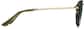 Side view of Round Sunglasses 1130824 in Green Tortoiseshell thumbnail