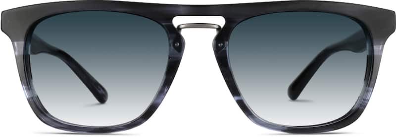 Black Premium Square Sunglasses