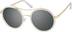 Premium Round Sunglasses 1132123 in Clear