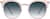 Front view of Premium Browline Sunglasses 1132719 in Pink thumbnail