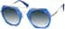 Geometric Sunglasses 1133016 in Blue