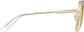 Side view of Geometric Sunglasses 1133023 in Clear thumbnail
