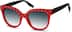 Square Sunglasses 113318 in Red