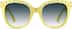 Square Sunglasses 113322 in Yellow