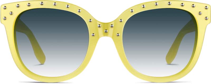 Yellow Premium Square Sunglasses