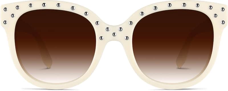 Cream Premium Square Sunglasses