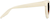 Side view of Square Sunglasses 113333 in Cream thumbnail