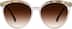 Round Sunglasses 1133912 in Brown