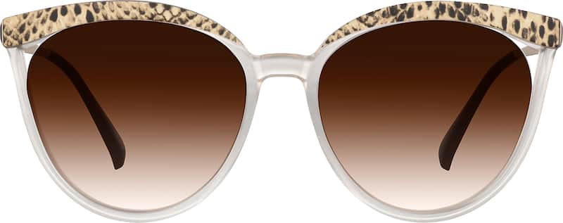 Brown Premium Round Sunglasses