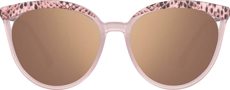 Pink Premium Round Sunglasses