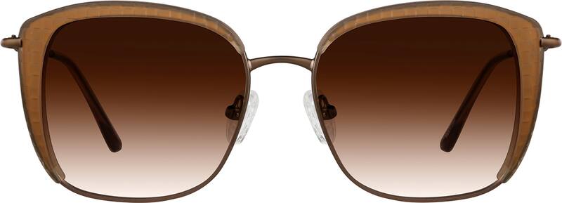 Brown Premium Square Sunglasses
