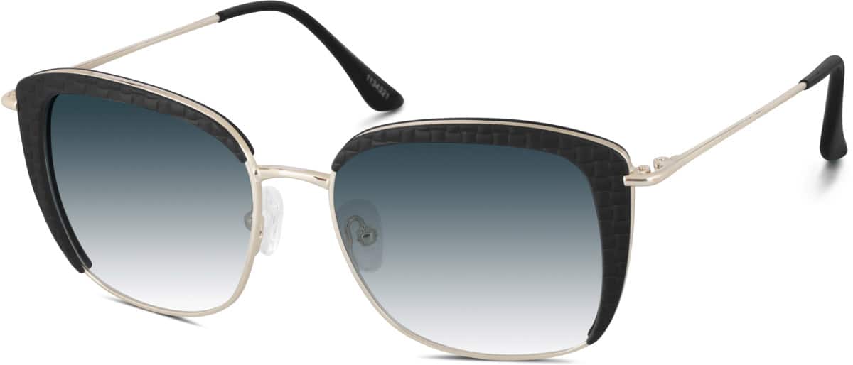 Premium Square Sunglasses · Black · reference