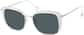 Angle view of Square Sunglasses 1134323 in Frost thumbnail