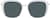 Front view of Square Sunglasses 1134323 in Frost thumbnail