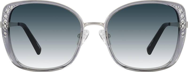 Smoke Premium Square Sunglasses