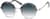 Angle view of Round Sunglasses 1134612 in Gray thumbnail