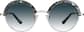 Front view of Round Sunglasses 1134612 in Gray thumbnail
