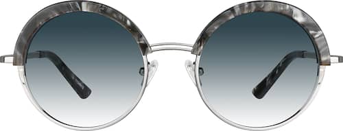 Black Premium Browline Sunglasses #1132721