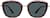 Front view of Square Sunglasses 1134718 in Merlot thumbnail