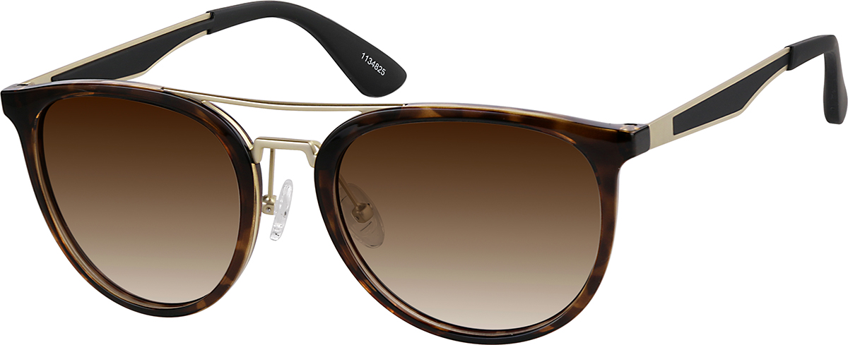 Tortoiseshell Aviator Sunglasses #1134825 | Zenni Optical display picture 3