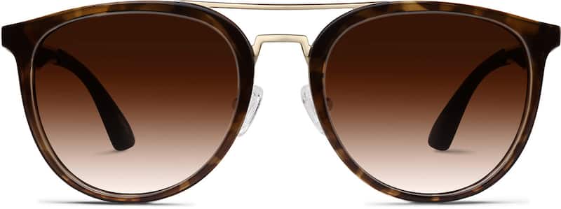 Tortoiseshell Premium Aviator Sunglasses #1134825 | Zenni Optical
