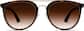 Front view of Aviator Sunglasses 1134825 in Tortoiseshell thumbnail