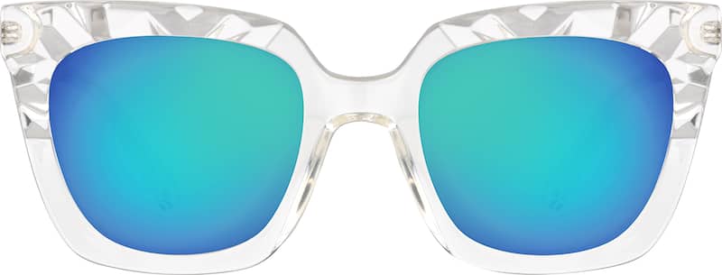 Clear Premium Cat Eye Sunglasses