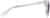 Side view of Cat Eye Sunglasses 1134923 in Clear thumbnail